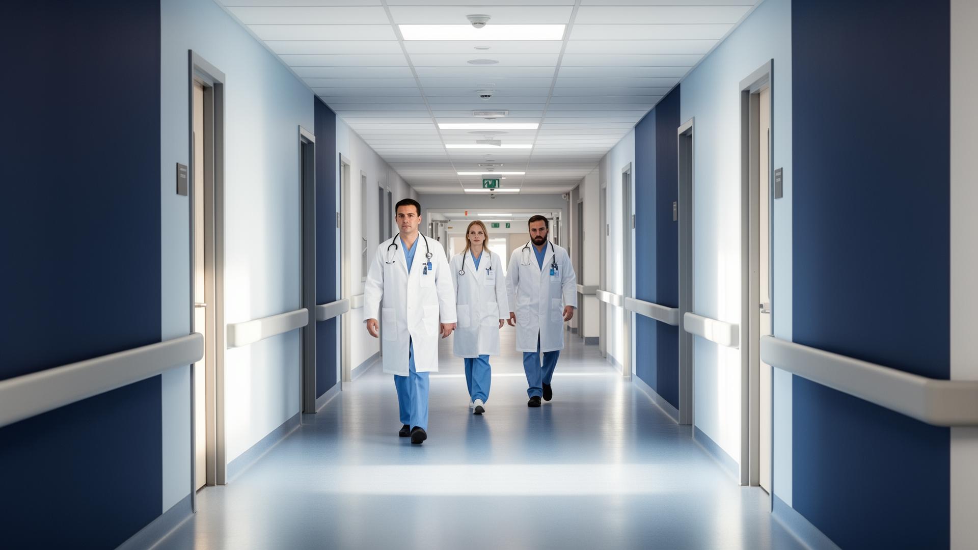 OncoXAI clinical team in a modern hospital